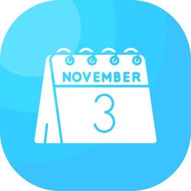 Kasım Glyph vektörü Simge Tasarımı