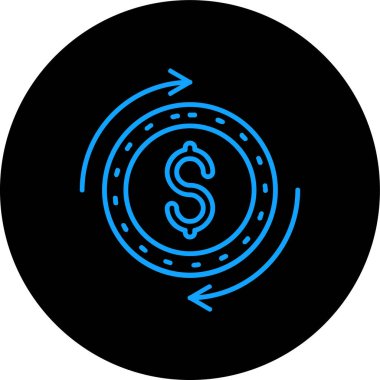 Dolar Simgesi Moda Biçiminde İzole Arkaplan