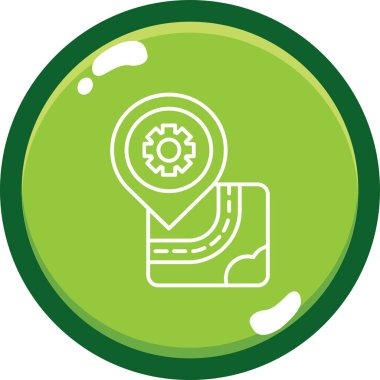 dişli simgesi, illüstrasyon tasarımı