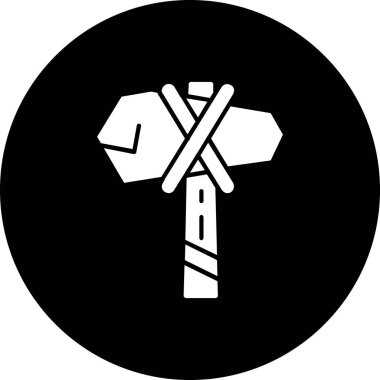 Bir bayrak simgesinin vektör illüstrasyonu