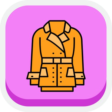 Moda tarzı izole edilmiş arkaplan simgesi