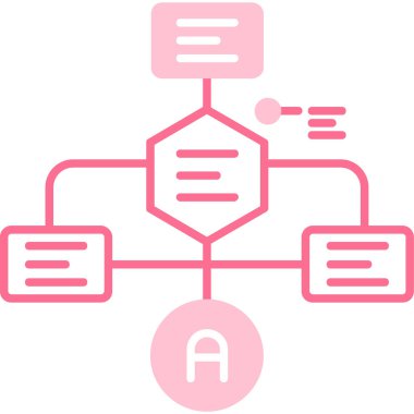 Modern bir simgenin vektör illüstrasyonu
