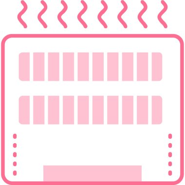 Takvim simgesi vektör illüstrasyonu