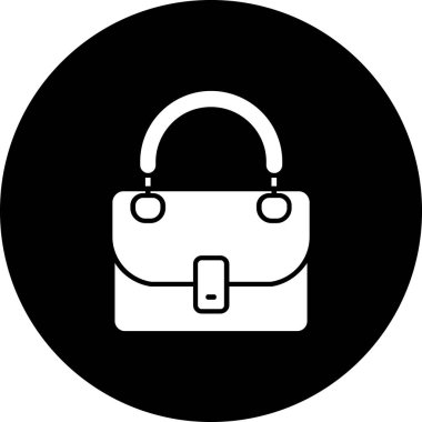 modern çanta simge vektör çizim