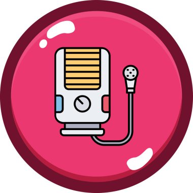 Modern bir simgenin vektör illüstrasyonu