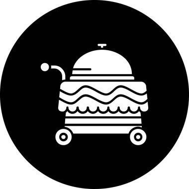 Gıda simgesinin vektör illüstrasyonu