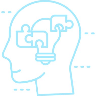 Beyin simge tasarlamak vektör