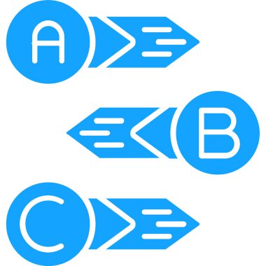 ok simgesi vektör illüstrasyonu