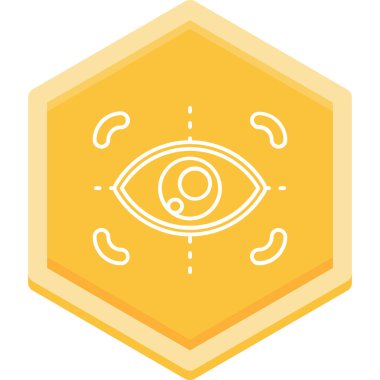 Göz simgesi vektör illüstrasyonu