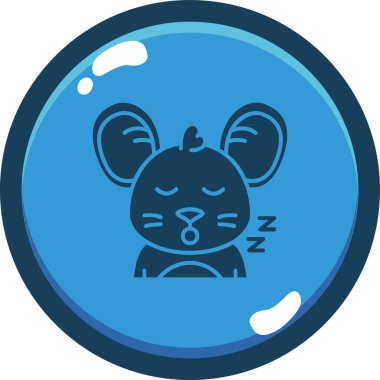 Uyuyan bir panda çizimi