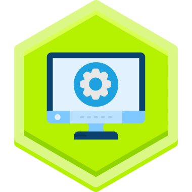 Teçhizat Web simgesi basit illüstrasyon