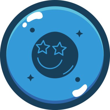 Moda tarzında izole edilmiş ay simgesi