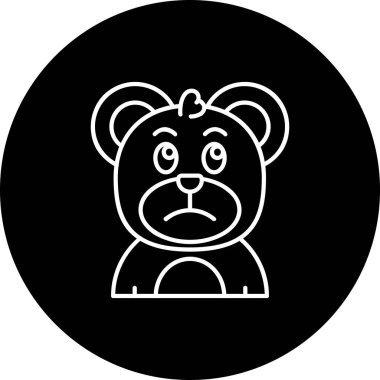 Oyuncak ayı kutsal kişilerin resmi, vektör çizim