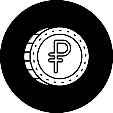 Para simgesi, para biriminin vektör illüstrasyonu