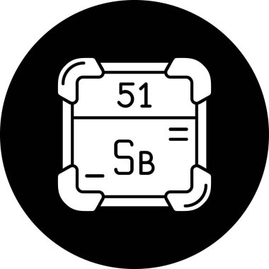 Tek bir simgenin vektör illüstrasyonu