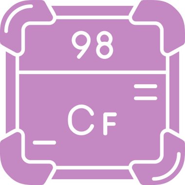 periyodik tablo simgesi, vektör illüstrasyonu