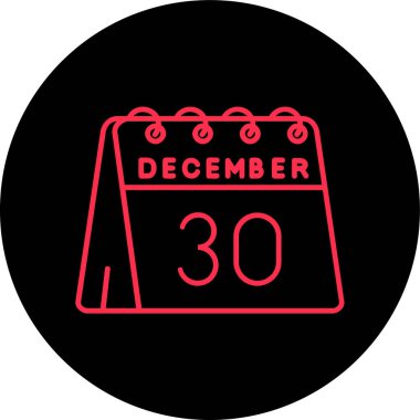 Takvim simge tasarlamak vektör