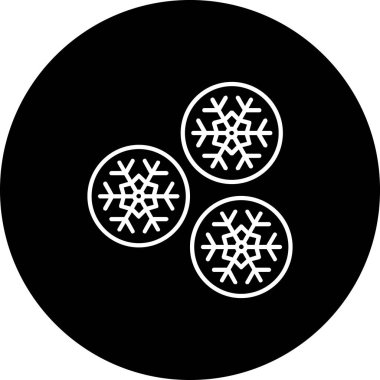 Modern b 'nin vektör illüstrasyonu kar tanesinin ikonundan yoksun