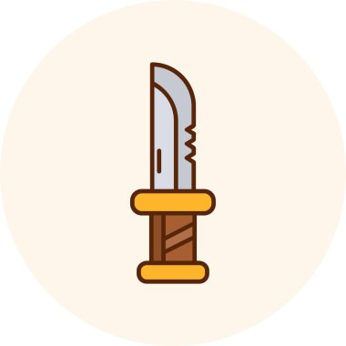 Modern kılıcın vektör çizimi