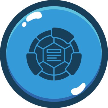 Rozet rozet simgesi - taslak biçimi