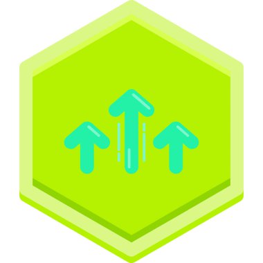 yön simgesi, vektör illüstrasyonu basit tasarım