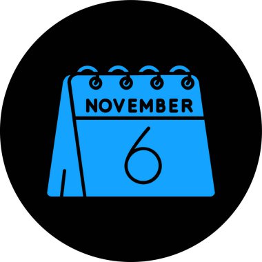 Kasım 'ın 8' i bir günlük takvimde