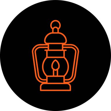 Benzersiz çan vektör çizgisi simgesi