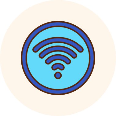 İnternet simgesi vektör illüstrasyonu