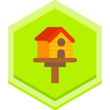 Ev. Web simgesi basit illüstrasyon