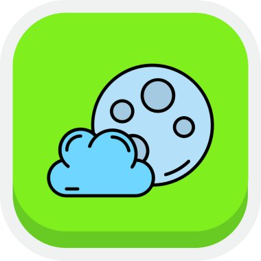 Bulutlu ay, ay simgesi