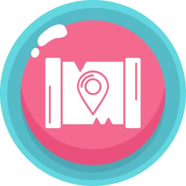 kamera konumu simgesi düz biçimli