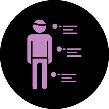 Vektör Adam Simgesi illüstrasyonu