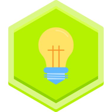 Ampul Simgesi, Vektör illüstrasyonu