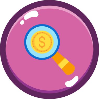 Rozet & madeni para için işletme yönetimi dairesi simgesi