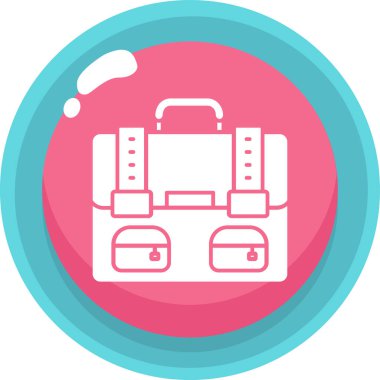 Seyahat. Web simgesi basit illüstrasyon