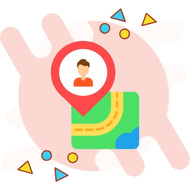 gps konum haritası konum simgesi