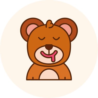 hayvan karikatür simgesi elementleri