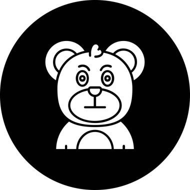 Oyuncak ayının vektör çizimi