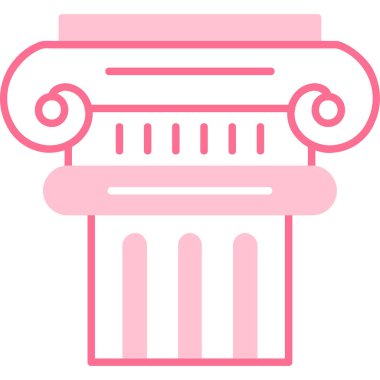 sütun modern simge, vektör illüstrasyonu