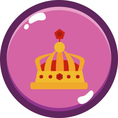 Bir kraliyet taç vektör çizim