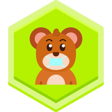 hayvan simgesi vektör illüstrasyonu