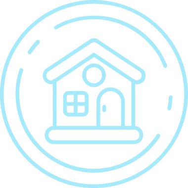 Yapı simgesinin vektör illüstrasyonu