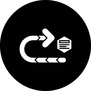 ok simgesinin vektör illüstrasyonu