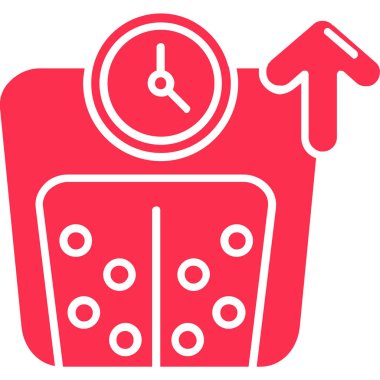 Takvim simgesi, vektör illüstrasyonu basit tasarım