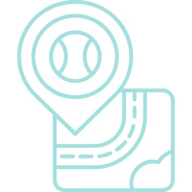 pusula simgesi. Web için pusula vektör sembolünün özet çizimi