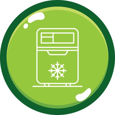 Kar kış vektör simgesi. Çizim tasarımı düz bir arkaplan.