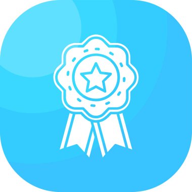 Rozet simge vektör çizim