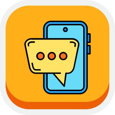 - Telefon. Web simgesi basit illüstrasyon