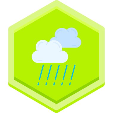 Hava durumu. Web simgesi basit illüstrasyon