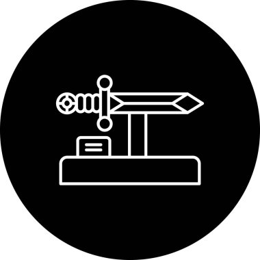 Benzersiz uydu anten vektör simgesi